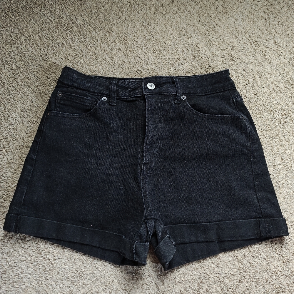No Boundaries Black Jean Shorts